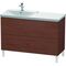 Duravit Waschtischunterbau L-CUBE 1220x481x709mm amerikanisch nussbaum