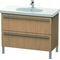 Duravit Waschtischunterbau X-LARGE 1000x470x668mm europäische eiche