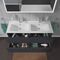Duravit Waschtischunterbau L-CUBE 1290x481x550mm graphit matt