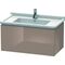 Duravit Waschtischunterbau L-CUBE 469x820x408mm cappuccino hochglanz