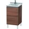 Duravit Waschtischunterbau L-CUBE 447x460x712mm Ans rechts nussbaum natur