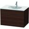Duravit Waschtischunterbau L-CUBE 534x820x550mm nussbaum gebürstet