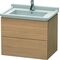 Duravit Waschtischunterbau L-CUBE 469x670x558mm europäische eiche
