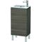 Duravit Waschtischunterbau L-CUBE 294x420x704mm Anschlag links pine terra