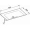 Keuco Keramik-Waschtisch X-LINE 805x17x494mm o HL-boh we