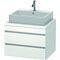 Duravit Konsolenunterschrank DURASTYLE 512x700x548mm weiß matt/weiß matt