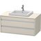 Duravit Waschtischunterbau KETHO 550x1000x496mm taupe