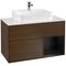 V&B Waschtischunterschrank FINION 1000x603x501mm Regalele. bl ma Wln ven