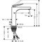 EH-WT-MI 160 AXOR CITTERIO m ZAG Hebelgriff Rautenschliff chrom