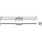 HG Duschrinne RainDrain Flex kürzbar, freie Montage 1200mm mattweiß