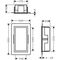 HG Wandnische XtraStoris Individual mattweiß 300x150x100mm Designrahmen ma-s