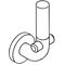 Hewi Reservepapierhalter SERIE 801 nach oben gebogen 1 Rolle 158mm felsgrau