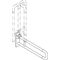 Hewi Stützklappgriff SERIE 801 drehbar d= 33mm Aluminiumkern 700mm sand