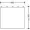Hewi Duschspritzschutzvorhang SERIE 801 um/sa squares schw entflbar 100 % Trevir