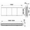 Keuco Spiegelschrank ROYAL MODULAR 2.0 Breite 1900mm Höhe 700mm Tiefe 160mm