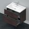 Duravit Waschtischunterbau D-NEO 625x784x452mm 1 Ausz. 1 Schubk Kast. dkl