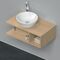 Duravit Waschtischunterbau Compact D-NEO 1 Fach rechts 260x800x480mm eiche natur
