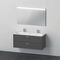 Duravit Badmöbel-Set XBASE 1230mm m Spieg. G WT 2 HL graphit matt
