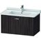Duravit Waschtischunterbau XBASE 1 Auszug 448x800x468mm kastanie dunkel