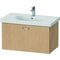 Duravit Waschtischunterbau XBASE 1 Auszug 448x800x458mm eiche natur