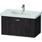 Duravit Waschtischunterbau XBASE 1 Auszug 448x800x458mm kastanie dunkel
