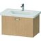 Duravit Waschtischunterbau XBASE 1 Auszug 448x730x448mm eiche natur