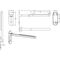 V&B Klappgriff ViCare Design verchr, mit weicher Auflage 650mm