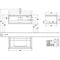 V&B Waschtischunterschrank LEGATO 1000x380x500mm m Be Glossy White