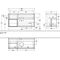 V&B Waschtischunterschrank FINION 1200x603x501mm Regal glos. wh glos. wh
