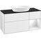 V&B Waschtischunterschrank FINION 1200x603x501mm Regal glos. wh glos. wh