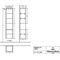 V&B Hochschrank SUBWAY 3.0 400x1710x362mm 1x of f A li G. Vo b Br w