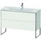 Duravit Waschtischunterbau XSQUARE 840x1210x478mm 2 Auszüge weiß seidenmatt