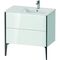 Duravit Waschtischunterbau XVIU 594x810x480mm Prof. sw ma weiß hochglanz