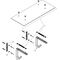 Badetuchablage AXOR UNIVERSAL 600mm polished black chrome