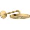 Kopfbrause 280 1jet AXOR ONE mit Brausearm brushed gold optic