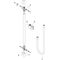 Brausestange AXOR STARCK 900mm brushed nickel