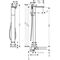 Einhebel-Wannenmischer AXOR MYEDITION bodenst o Platte stainless steel optic