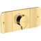 Fertigmontageset AXOR ONE f UP-Thermostat 2 Verbr pol. gold optic