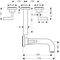 3-Loch Waschtischarmatur AXOR CITTERIO DN 15 UP m Al 162mm Hebelgr u Ros. bru b