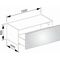 Keuco Sideboard X-LINE 1000x400x490mm vulkanit