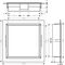 Wandnische XtraStoris Original mit Rahmen 300x300x70mm mattweiß