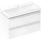 HG Waschtisch Xelu Q m Hahnloch ohne Überlauf 1000x480mm weiß