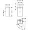 HG Waschtischunterschrank Xelu Q 340x605x245mm TA re we hgl Gri mweiß