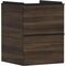 HG Waschtischunterschrank Xelu Q 480x605x475mm NB du Griff mattschwarz