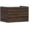 HG Waschtischunterschrank Xelu Q 780x485x550mm NB dunkel Griff chrom