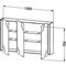 Duravit Spiegelschrank Ketho 1200x180mm weiß matt