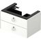 Duravit Waschtischunterbau WHITE TULIP 684x410mm 2 Schubk we sdm o ES