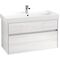 V&B Waschtischunterschrank COLLARO 954x546x444mm m LED-B. White Wood