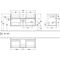V&B Waschtischunterschrank COLLARO 1154x546x444mm m LED Bel bl Matt Lacquer