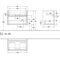 V&B Waschtischunterschrank COLLARO 754x546x444mm m LED-B. White Matt